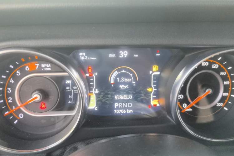 Used Jeep Wrangler 2021 2.0T Sahara Four-Door Edition Instrument Cluster
