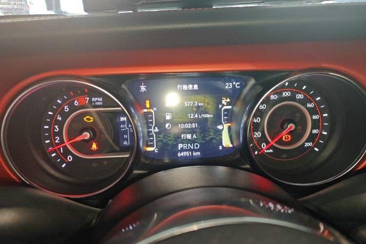 Used Jeep Wrangler 2021 2.0T Robin Hood Four-Door Edition Instrument Cluster