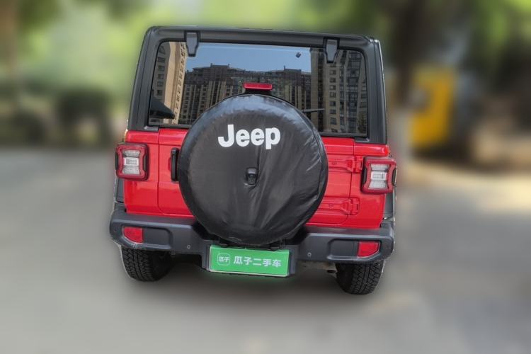 Used Jeep Wrangler 2021 2.0T Sahara Four-Door Edition Rear
