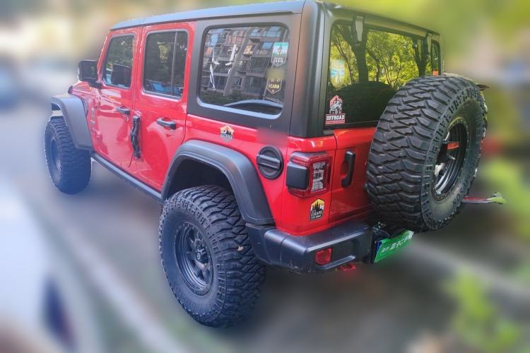Used Jeep Wrangler 2021 2.0T Robin Hood Four-Door Edition Rear Left 45 Deg