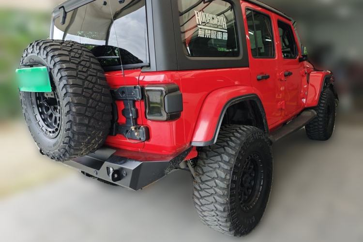 Used Jeep Wrangler 2021 2.0T Sahara Four-Door Edition Rear Right 45 Deg