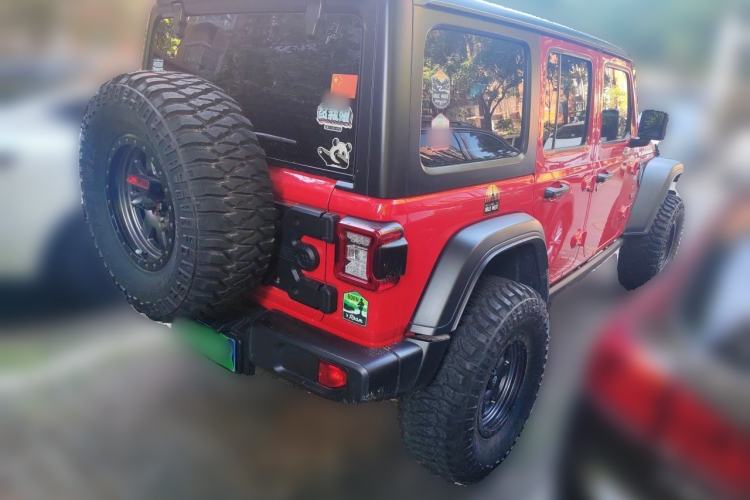 Used Jeep Wrangler 2021 2.0T Robin Hood Four-Door Edition Rear Right 45 Deg