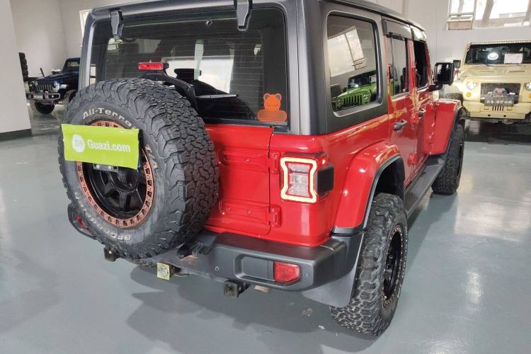Used Jeep Wrangler 2021 2.0T Sahara Four-Door Edition Rear Right 45 Deg