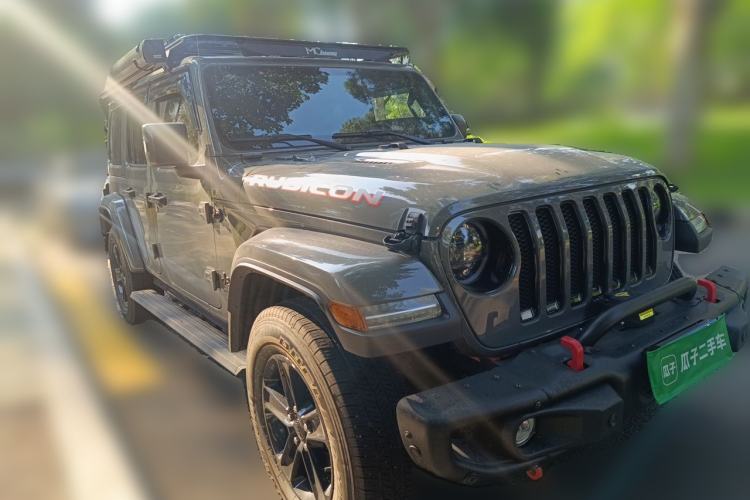 Used Jeep Wrangler 2021 2.0T Sahara Four-Door Edition Front Right 45 Deg