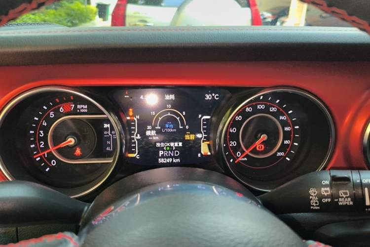 Used Jeep Wrangler 2021 2.0T Robin Hood Four-Door Edition Instrument Cluster