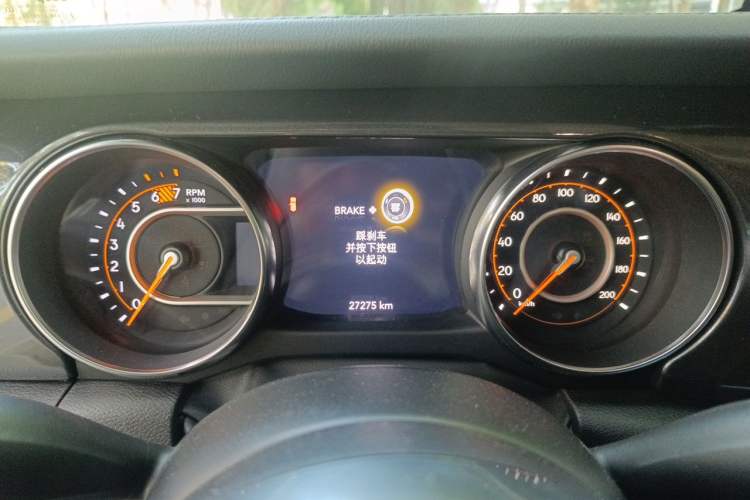 Used Jeep Wrangler 2021 2.0T Sahara Four-Door Edition Instrument Cluster