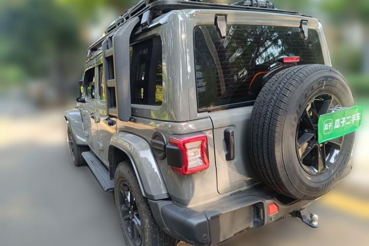 Used Jeep Wrangler 2021 2.0T Sahara Four-Door Edition Rear Left 45 Deg