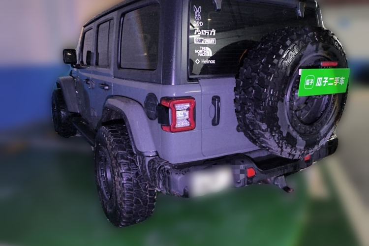 Used Jeep Wrangler 2021 2.0T Sahara Four-Door Edition Rear Left 45 Deg