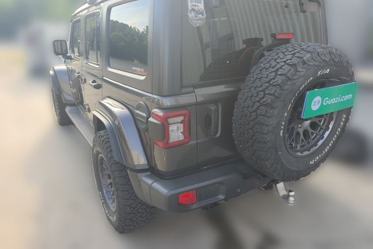 Used Jeep Wrangler 2021 2.0T Sahara Four-Door Edition Rear Left 45 Deg