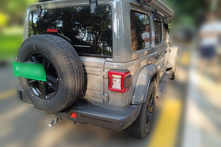 Used Jeep Wrangler 2021 2.0T Sahara Four-Door Edition Rear Right 45 Deg