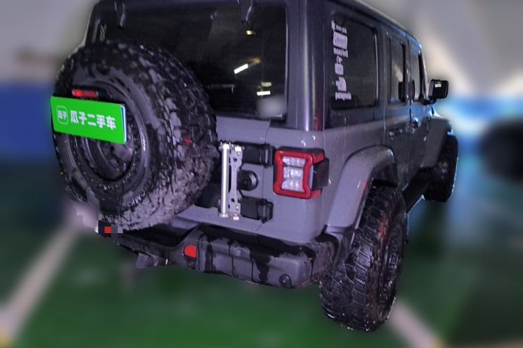 Used Jeep Wrangler 2021 2.0T Sahara Four-Door Edition Rear Right 45 Deg
