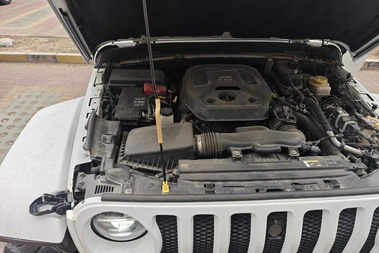 Used Jeep Wrangler 2021 2.0T Sahara Four-Door Edition Engine Bay Right