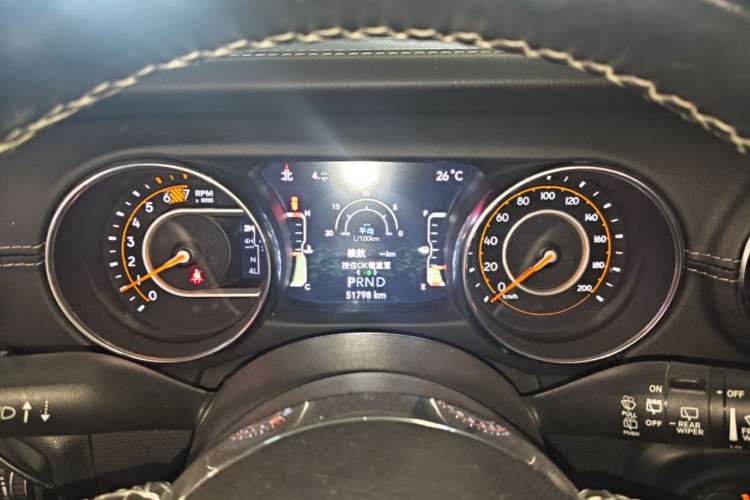 Used Jeep Wrangler 2021 2.0T Sahara Four-Door Edition Instrument Cluster