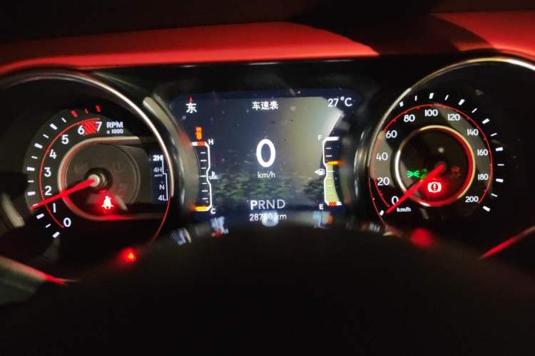Used Jeep Wrangler 2021 2.0T Robin Hood Four-Door Edition Instrument Cluster