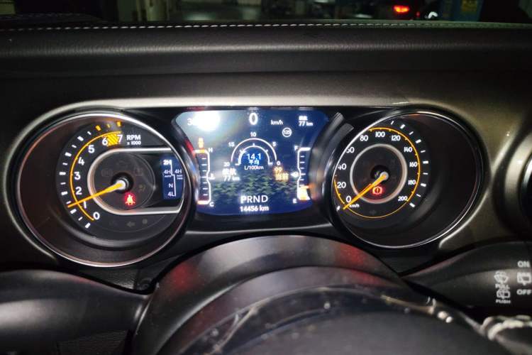 Used Jeep Wrangler 2021 2.0T Sahara Two-Door Edition Instrument Cluster