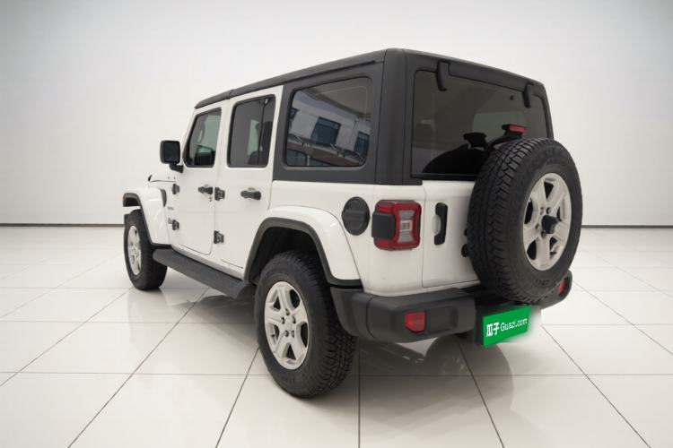 Used Jeep Wrangler 2021 2.0T Sahara Four-Door Edition Rear Left 45 Deg