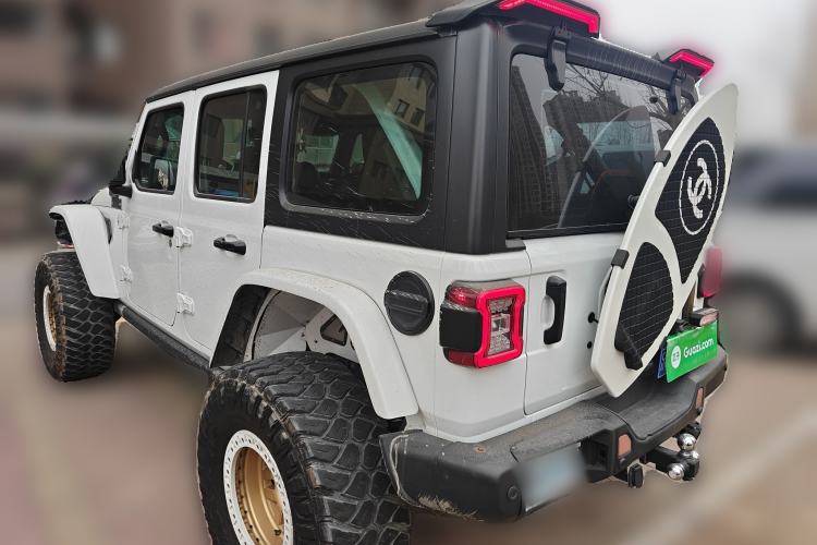 Used Jeep Wrangler 2021 2.0T Sahara Four-Door Edition Rear Left 45 Deg
