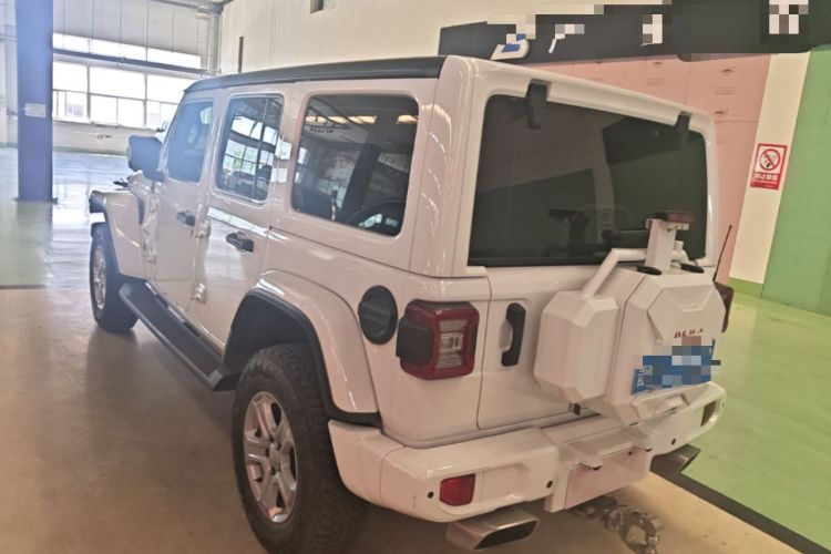 Used Jeep Wrangler 2021 2.0T Sahara Four-Door Edition Rear Left 45 Deg