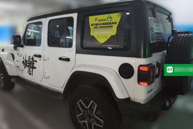 Used Jeep Wrangler 2021 2.0T Sahara Four-Door Edition Rear Left 45 Deg