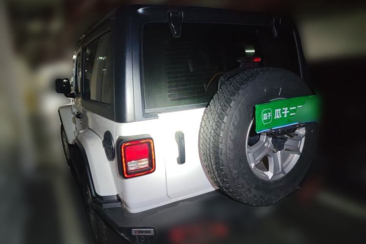 Used Jeep Wrangler 2021 2.0T Sahara Two-Door Edition Rear Left 45 Deg