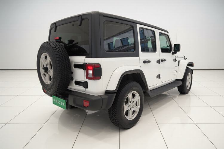 Used Jeep Wrangler 2021 2.0T Sahara Four-Door Edition Rear Right 45 Deg