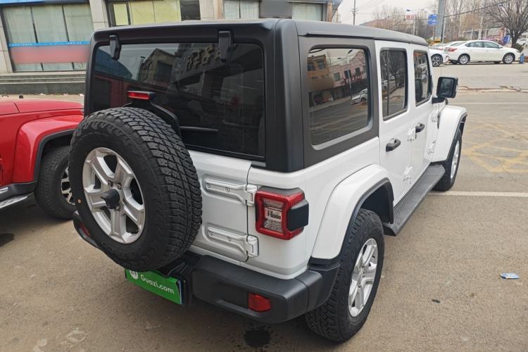Used Jeep Wrangler 2021 2.0T Sahara Four-Door Edition Rear Right 45 Deg