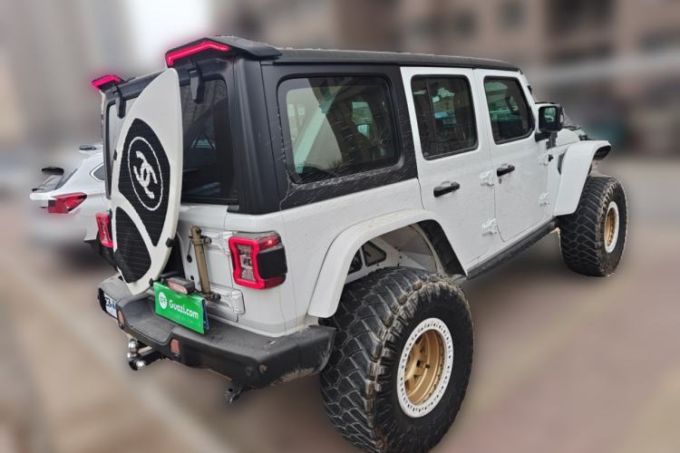 Used Jeep Wrangler 2021 2.0T Sahara Four-Door Edition Rear Right 45 Deg