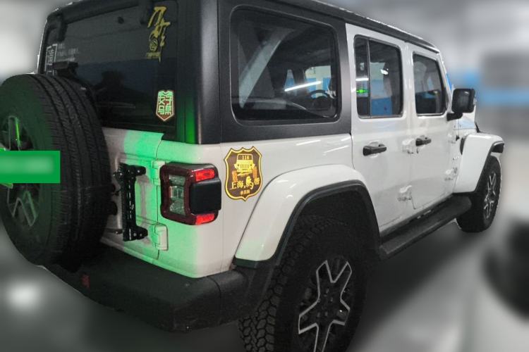 Used Jeep Wrangler 2021 2.0T Sahara Four-Door Edition Rear Right 45 Deg