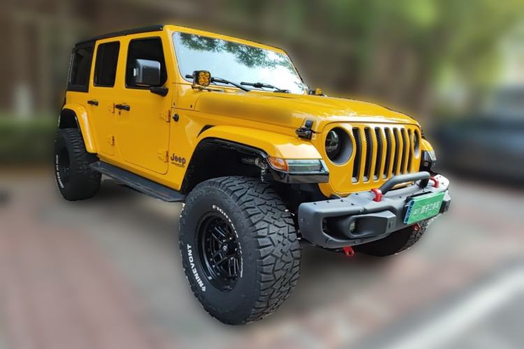 Used Jeep Wrangler 2021 2.0T Automatic Four-Door Hardtop Rubicon European Version Front Right 45 Deg