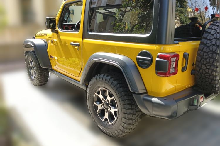 Used Jeep Wrangler 2021 2.0T Robin Hood two-door version Rear Left 45 Deg