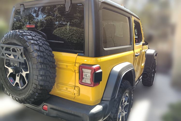 Used Jeep Wrangler 2021 2.0T Robin Hood two-door version Rear Right 45 Deg