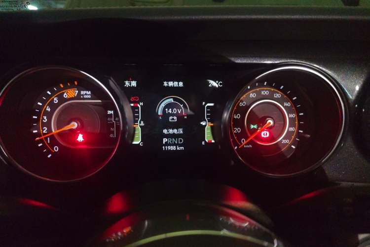Used Jeep Wrangler 2022 2.0T High Altitude Four-Door Edition Instrument Cluster