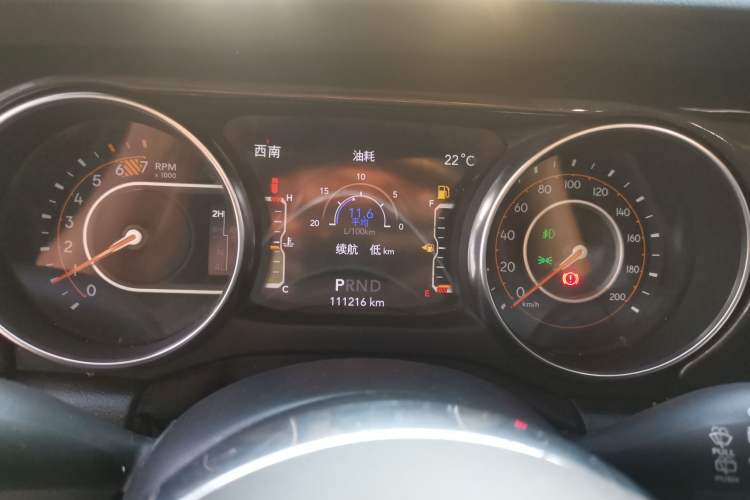 Used Jeep Wrangler 2022 2.0T High Altitude Four-Door Edition Instrument Cluster