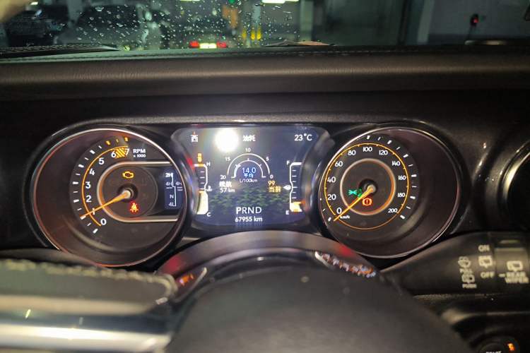 Used Jeep Wrangler 2022 2.0T High Altitude Four-Door Edition Instrument Cluster