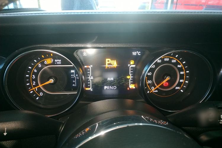 Used Jeep Wrangler 2022 2.0T High Altitude Four-Door Edition Instrument Cluster