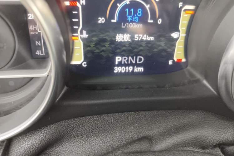 Used Jeep Wrangler 2022 2.0T High Altitude Four-Door Edition Odometer Close Up