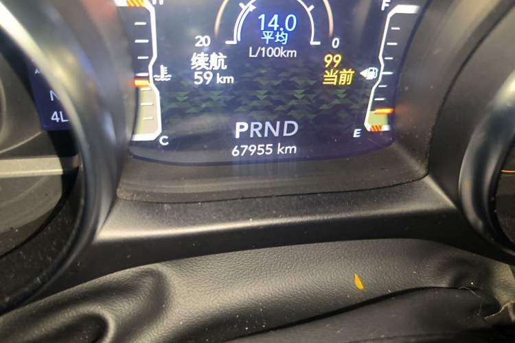 Used Jeep Wrangler 2022 2.0T High Altitude Four-Door Edition Odometer Close Up