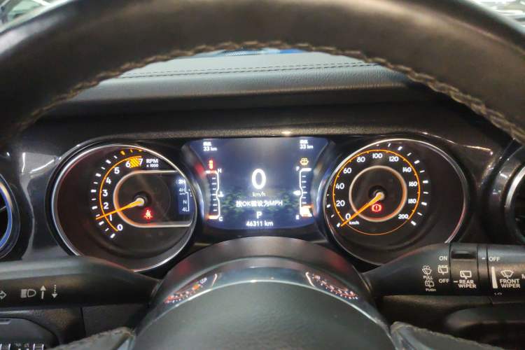 Used Jeep Wrangler 2022 2.0T High Altitude Four-Door Edition Instrument Cluster