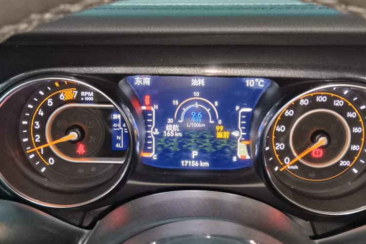 Used Jeep Wrangler 2022 2.0T High Altitude Four-Door Edition Instrument Cluster