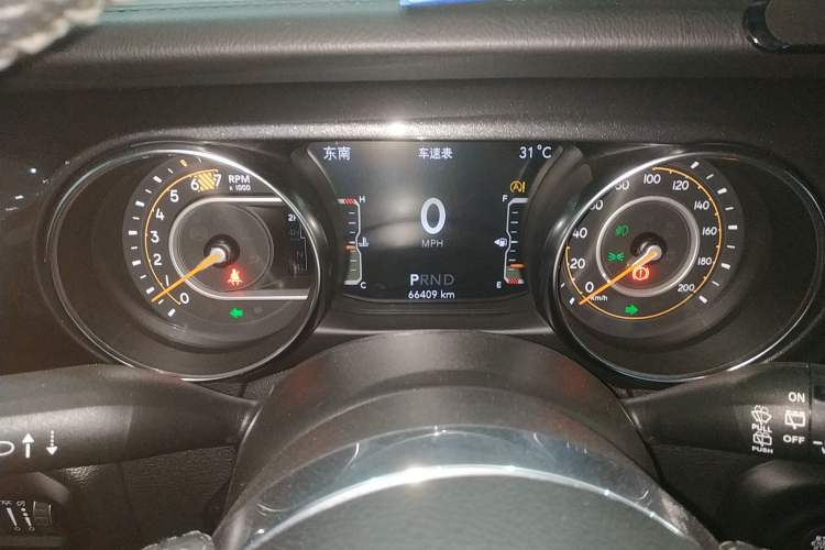 Used Jeep Wrangler 2022 2.0T High Altitude Four-Door Edition Instrument Cluster