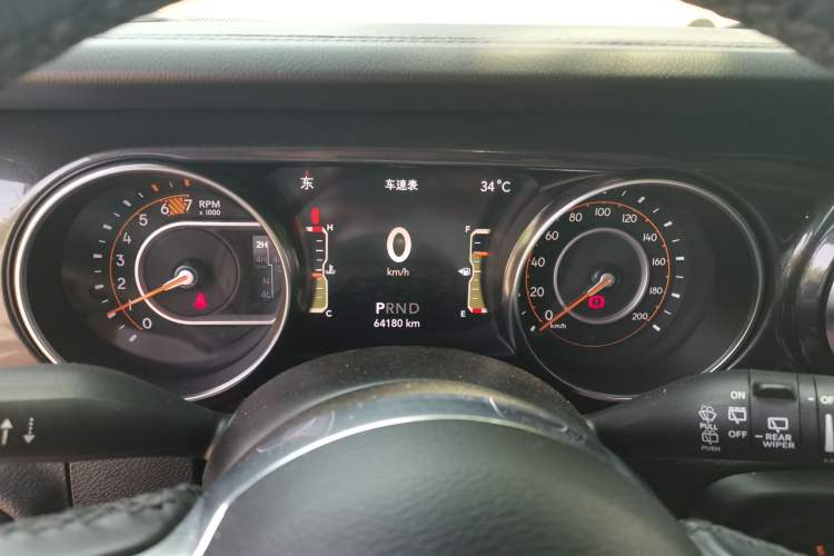 Used Jeep Wrangler 2022 2.0T High Altitude Four-Door Edition Instrument Cluster