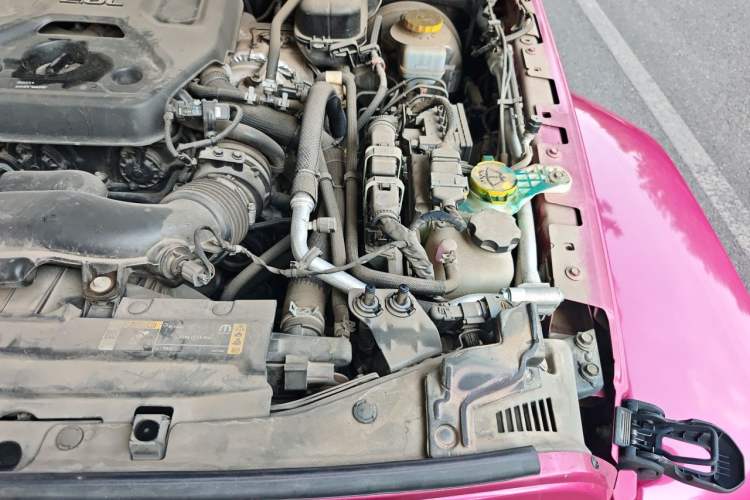Used Jeep Wrangler 2022 2.0T High Altitude Bahamas Sand Pink Special Edition Engine Bay Left
