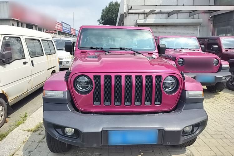 Used Jeep Wrangler 2022 2.0T High Altitude Bahamas Sand Pink Special Edition Front