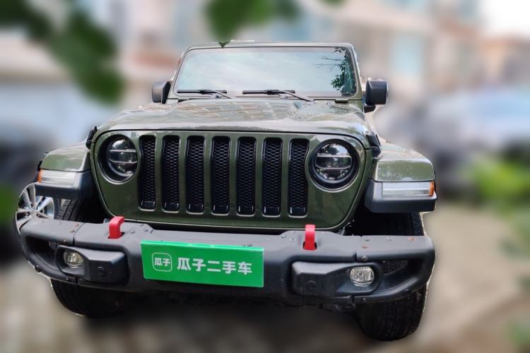 Used Jeep Wrangler 2022 2.0T Highland Jungle Green Limited Edition Front