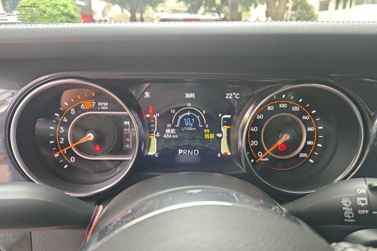 Used Jeep Wrangler 2022 2.0T High Altitude Four-Door Edition Instrument Cluster