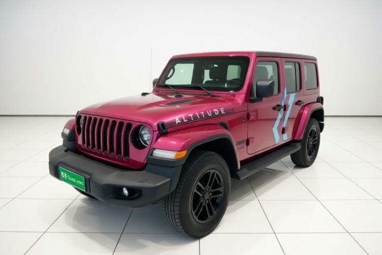 Used Jeep Wrangler 2022 2.0T High Altitude Bahamas Sand Pink Special Edition Guazi used car, China used car export, Used car for sale, Used cars, Cheapest cars for sale