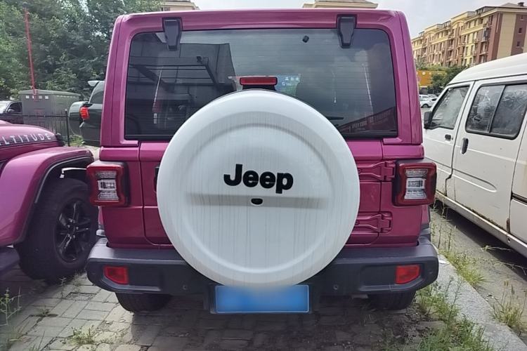 Used Jeep Wrangler 2022 2.0T High Altitude Bahamas Sand Pink Special Edition Rear