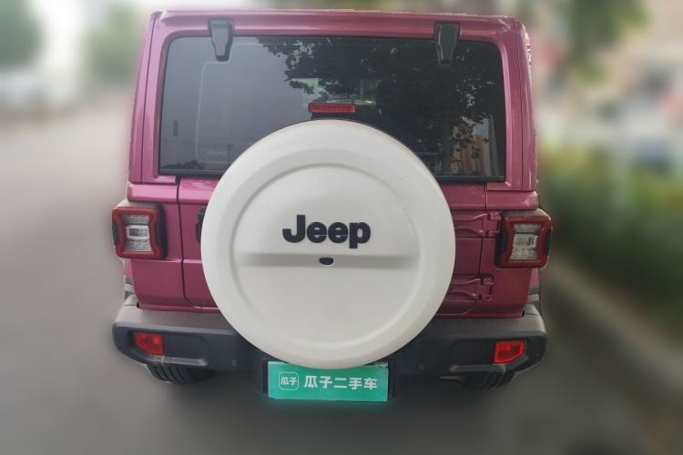 Used Jeep Wrangler 2022 2.0T High Altitude Bahamas Sand Pink Special Edition Rear