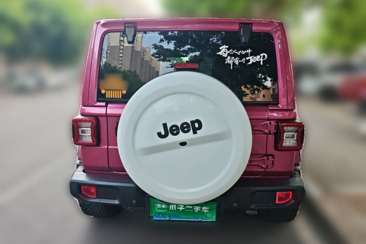 Used Jeep Wrangler 2022 2.0T High Altitude Bahamas Sand Pink Special Edition Rear
