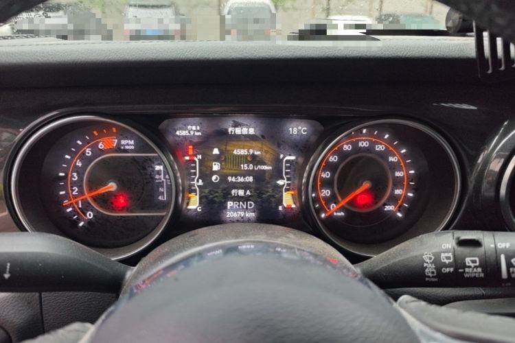 Used Jeep Wrangler 2022 2.0T High Altitude Four-Door Edition Instrument Cluster